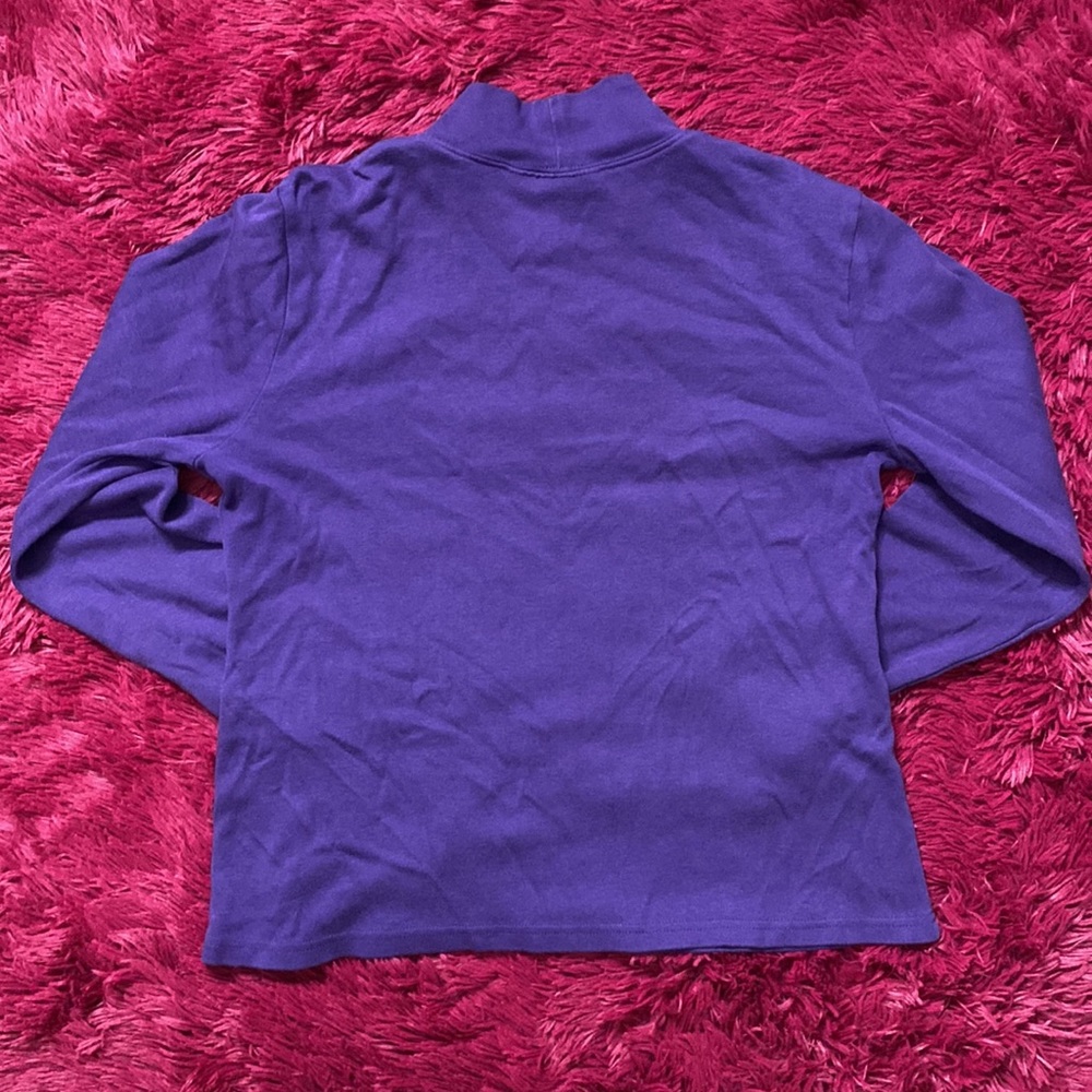 Purple turtleneck sweater - Picture 6 of 10